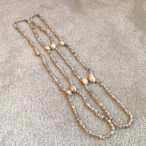 2 Shell Lei Necklaces, 36”